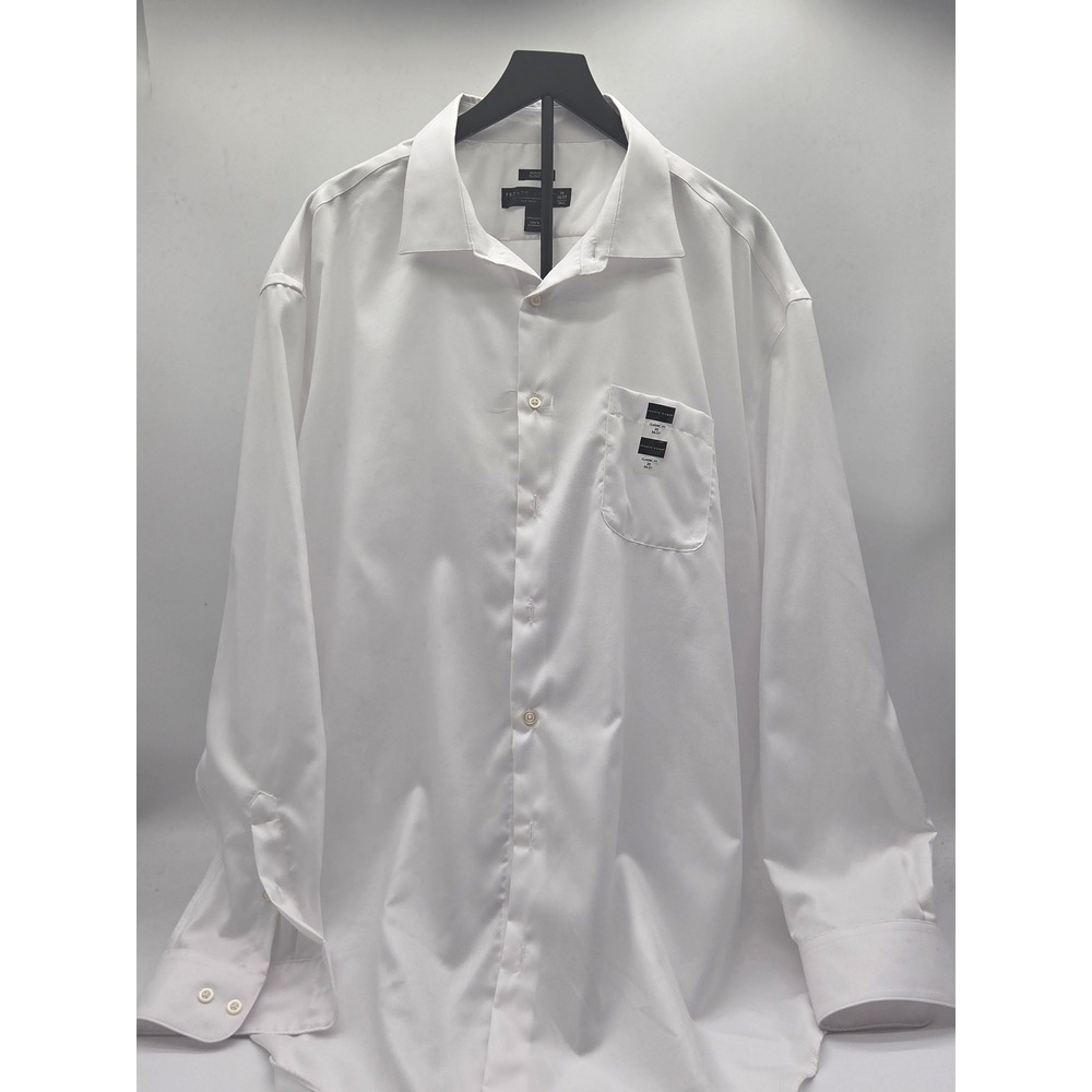Pronto Uomo Classic Fit White Non-Iron Dress Shirt 20 36/37 101-776